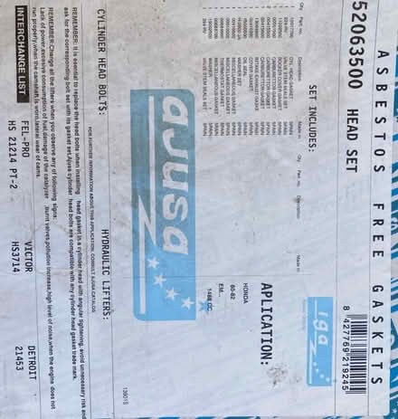 Photo of free Engine gasket kit 80-82 civic (HW 17 at HW 85) #1