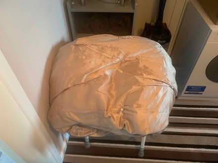 Photo of free Gold satin bed throw over (Gleadless S14) #2