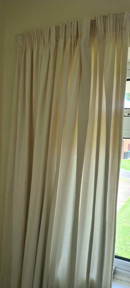 Photo of free Comfy Cream Sofa & Curtains (Chester CH2) #2