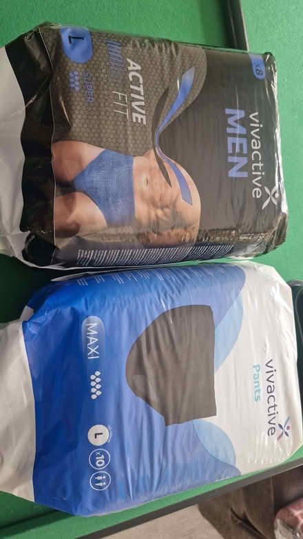 Photo of free Men incontinence pads (Vicars Cross CH3) #1