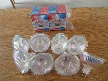 Photo of free 50w Halogen lamps. Pin fitting (Grange Park WA10) #1