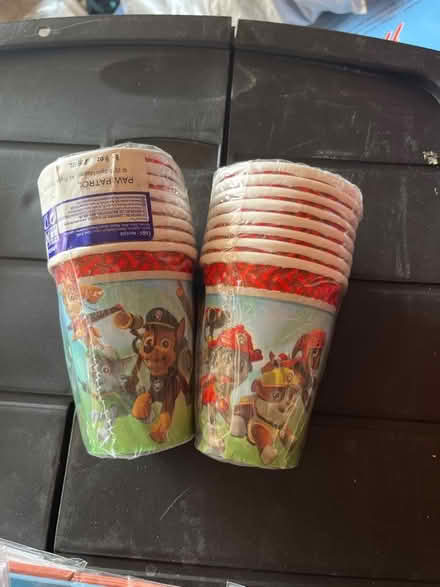 Photo of free Paw Patrol paper cups - sealed x 16 (Marlow Bottom SL7) #1