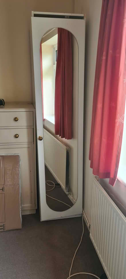 Photo of free Slim Mirrored Wardrobe/cupboard (Chester CH2) #1