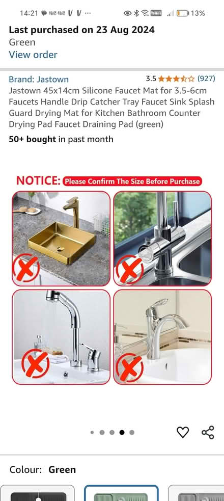 Photo of free Tap/faucet drip mat (Walsall WS2) #3