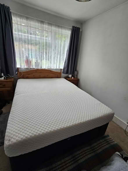 Photo of free King size bed, headboard and base (Surbiton KT6) #2