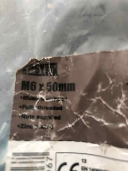 Photo of free M6x50mm bolts (Cavendish DE23) #2
