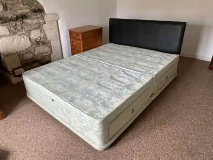 Photo of free 5 foot Double bed with headboard and mattress (Sandford-on-Thames OX4) #4