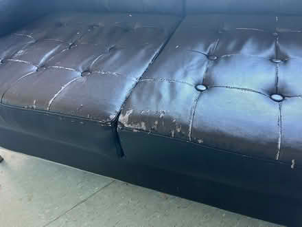 Photo of free Leather effect sofa (Eastbourne BN21) #2