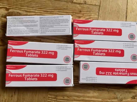 Photo of free Ferrous fumarate Iron tablets 322mg (St James’s Square, Bath) #1