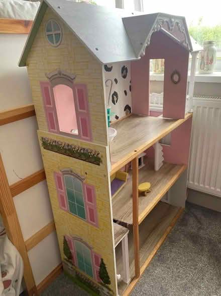 Photo of free Large dolls house includes furniture shown in photos (Little Heath RG31) #1