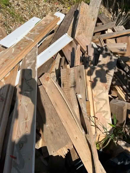 Photo of free wood & brick stone (Crystal Palace) #2