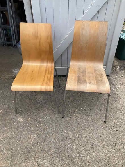 Photo of free Two wooden chairs (Horspath (OX33)) #1