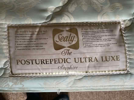 Photo of free 5 foot Double bed with headboard and mattress (Sandford-on-Thames OX4) #3