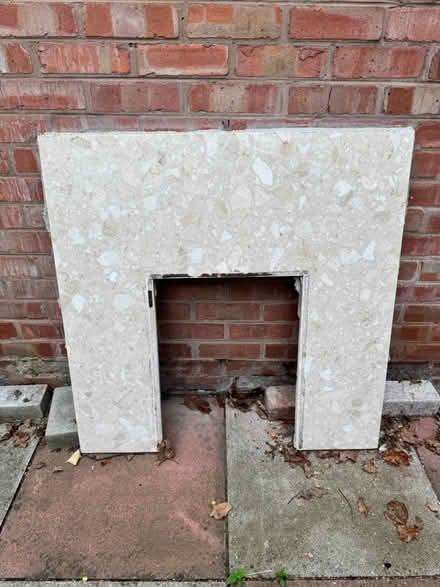 Photo of free Marble fire surround and hearth (L30) #1