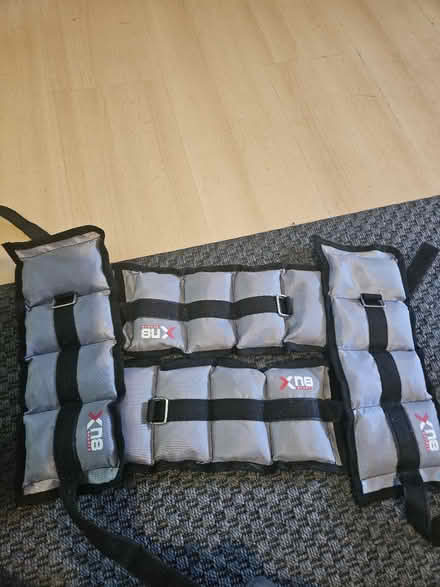 Photo of free 4 x Leg weights with Velcro strap (Teddington) #1