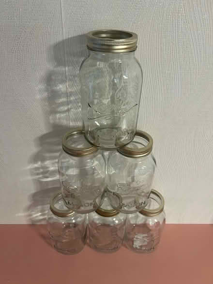 Photo of free 36 x 1 litre Mason Jars (Lime Gate OL8) #2