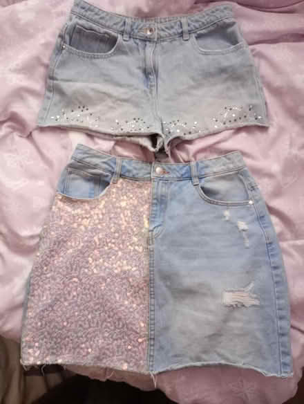 Photo of free Denim Shorts and Skirt age 12-13 (Queensferry CH5) #1