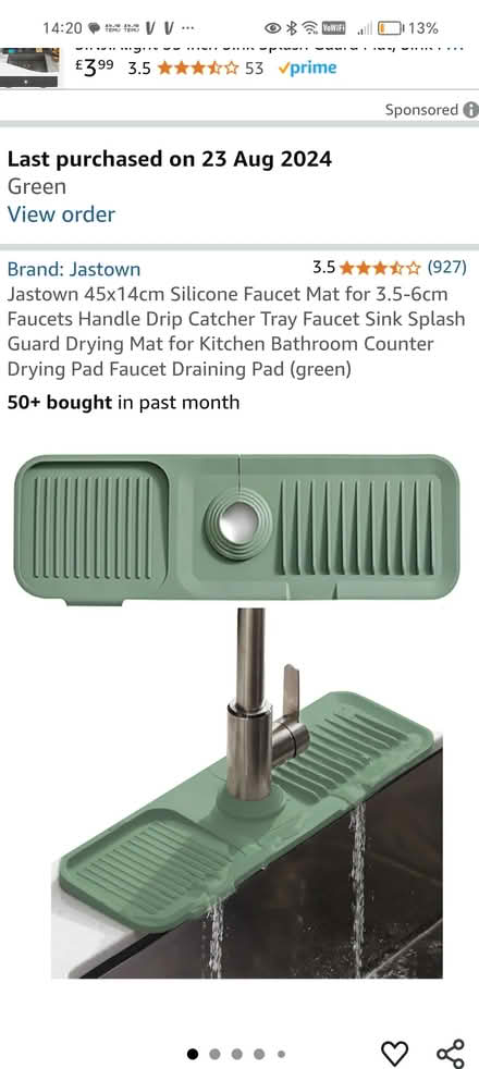 Photo of free Tap/faucet drip mat (Walsall WS2) #2