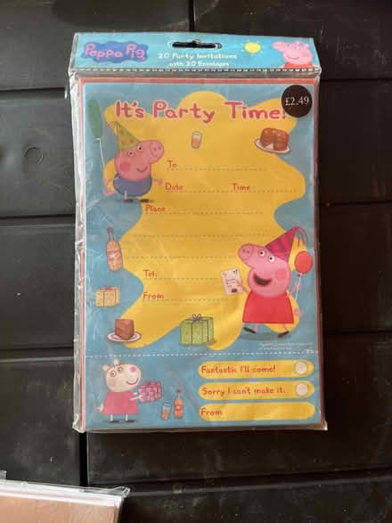 Photo of free Peppa Pig party invites x 20 new (Marlow Bottom SL7) #1