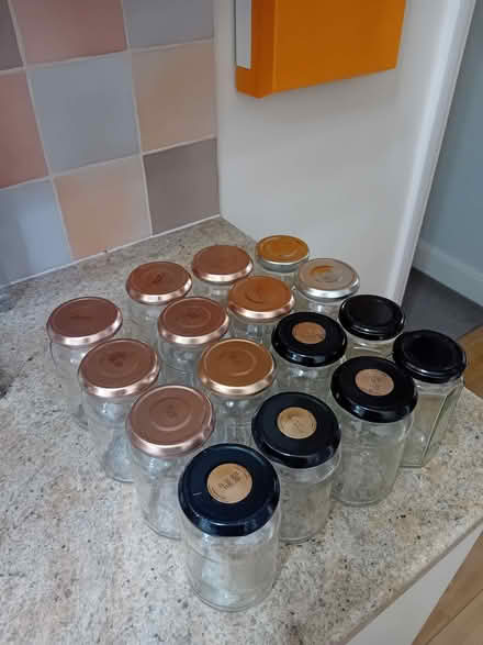Photo of free Used empty jam jars with lids x 8 (Hillingdon UB10) #1