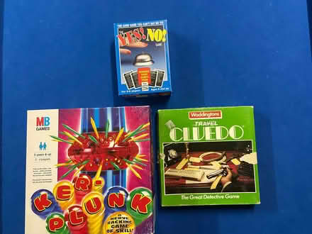 Photo of free Travel Cluedo, Yes! No Game, Ker-Plunk (Hilton DE65) #1