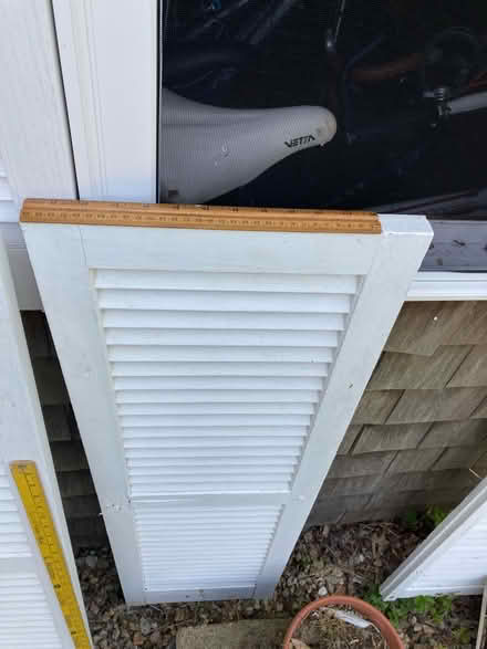 Photo of free White wooden Shutters 48” x 14” (Chatham, MA) #2