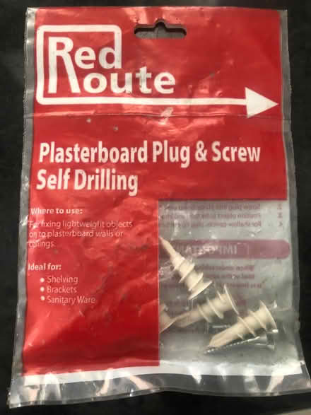 Photo of free Plasterboard plug and screw self drilling (Cavendish DE23) #1