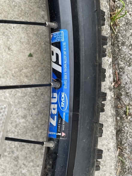 Photo of free Rear bicycle alloy wheel with gears (Garstang PR3) #3