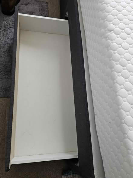 Photo of free King size bed, headboard and base (Surbiton KT6) #1