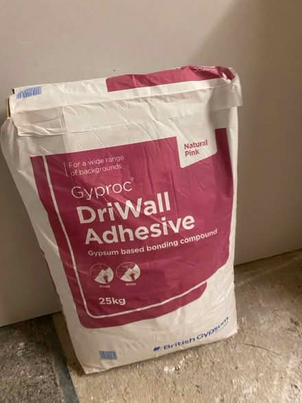 Photo of free Plasterboard and adhesive (Surbiton KT5) #2