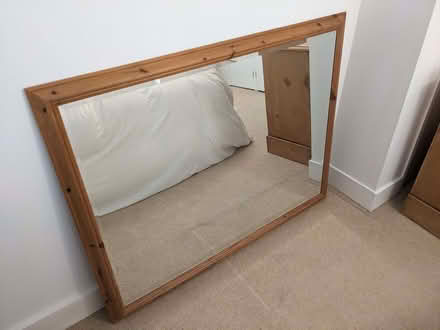 Photo of free Mirror with pine frame (St John's TN13) #1