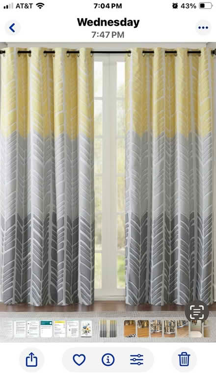 Photo of free Curtains 84 L x 48 W (Scaggsville) #1