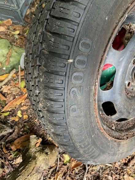 Photo of free Pirelli P2000 85/65R with wheel attached (Steventon OX13) #1