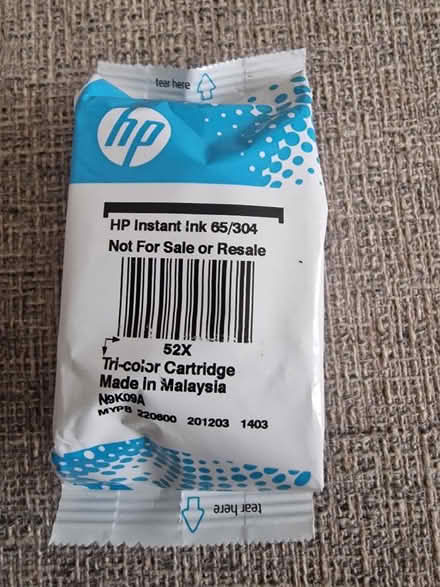 Photo of free HP ink cartridge 52X (Matlock DE4) #1