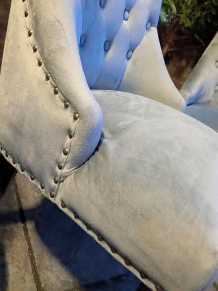 Photo of free 2 Living room grey chairs (Bethnal Green E2) #2