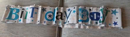 Photo of free Birthday Boy banner (Kidlington OX5) #1