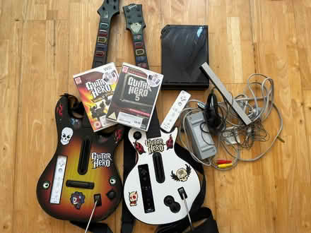 Photo of free Nintendo Wii with Guitar Hero (South Hampstead, NW6) #1