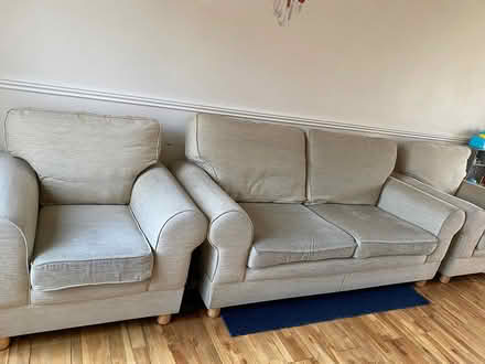 Photo of free 3 piece sofa set (Colchester CO1) #1