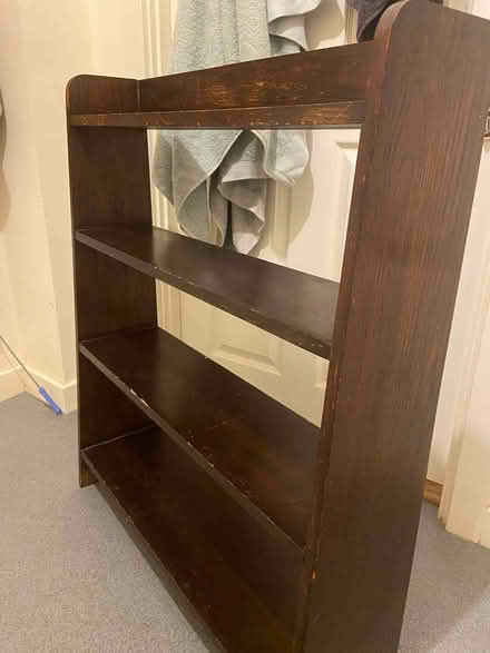 Photo of free Dark wood 4-shelf unit (no back) (Penrith CA11) #2
