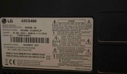 Photo of free LG 49 inch TV (N5 Highbury) #3