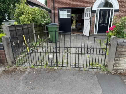Photo of free Wrought iron gates and fence (Cheadle Hulme SK8) #1