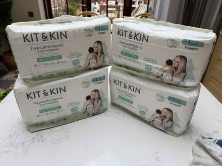 Photo of free Kit & Kin Size 1 Nappies 4 packs (Ham, Richmond, TW10) #1