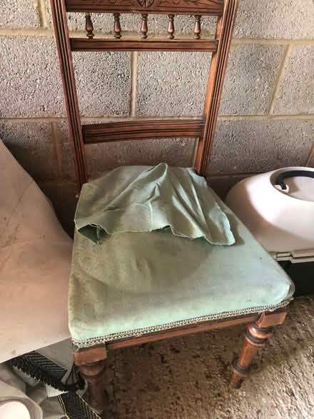 Photo of free 1 antique chair (seat requires refurbishment) (Middle Aston OX25) #1