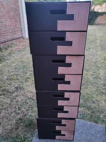 Photo of free 4 Double storage boxes (Wigston LE18) #4