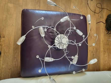 Photo of free chrome ceiling light (Shenley Brook End MK5) #1