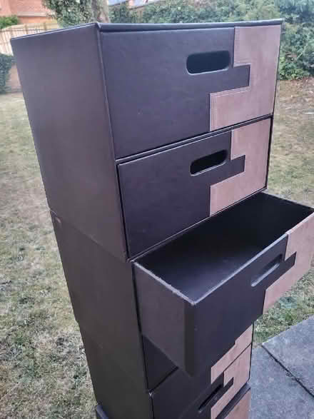 Photo of free 4 Double storage boxes (Wigston LE18) #3