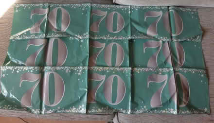 Photo of free 70th birthday banner x 3 (Kidlington OX5) #1
