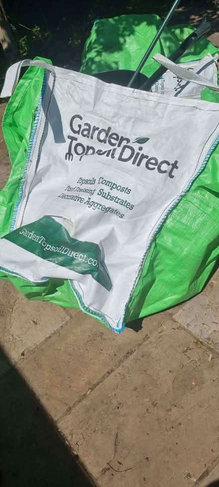 Photo of free 3x 800l garden sacks (Barnard's Green WR14) #1