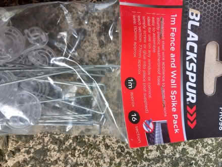 Photo of free 5 packets of 1m fence and wall spikes (Denby Common DE5) #1