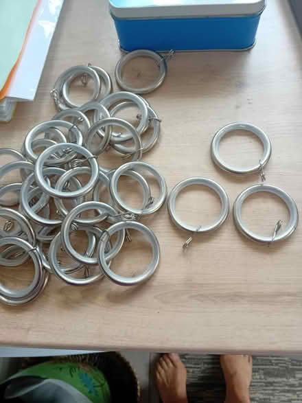 Photo of free Curtain rings (Liss GU33) #1